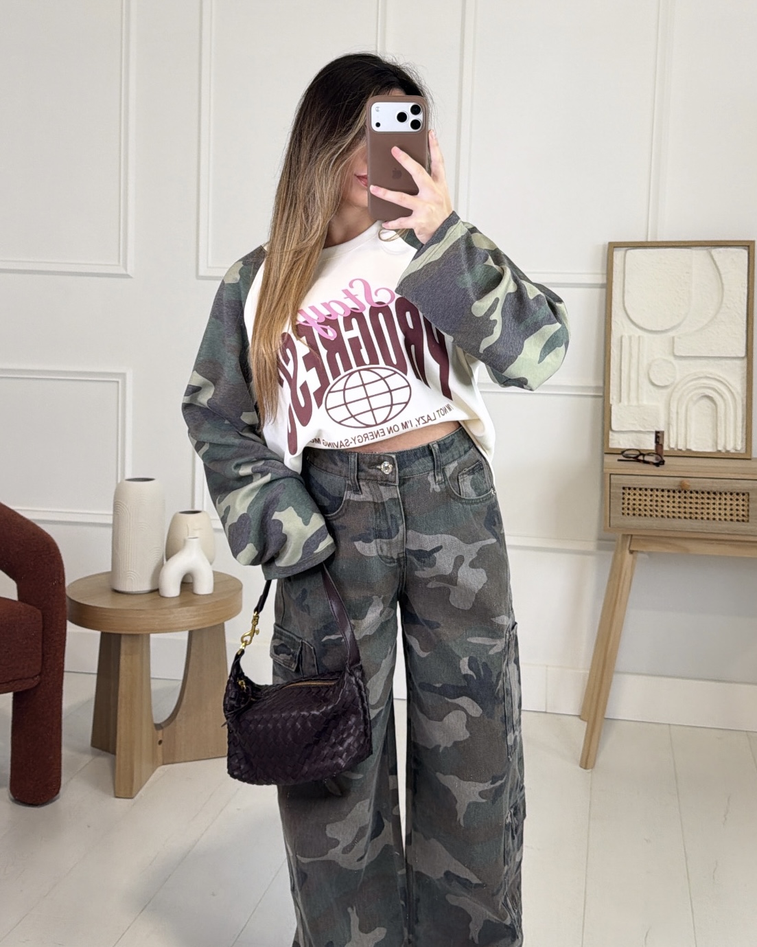 t-shirt camouflage tendance