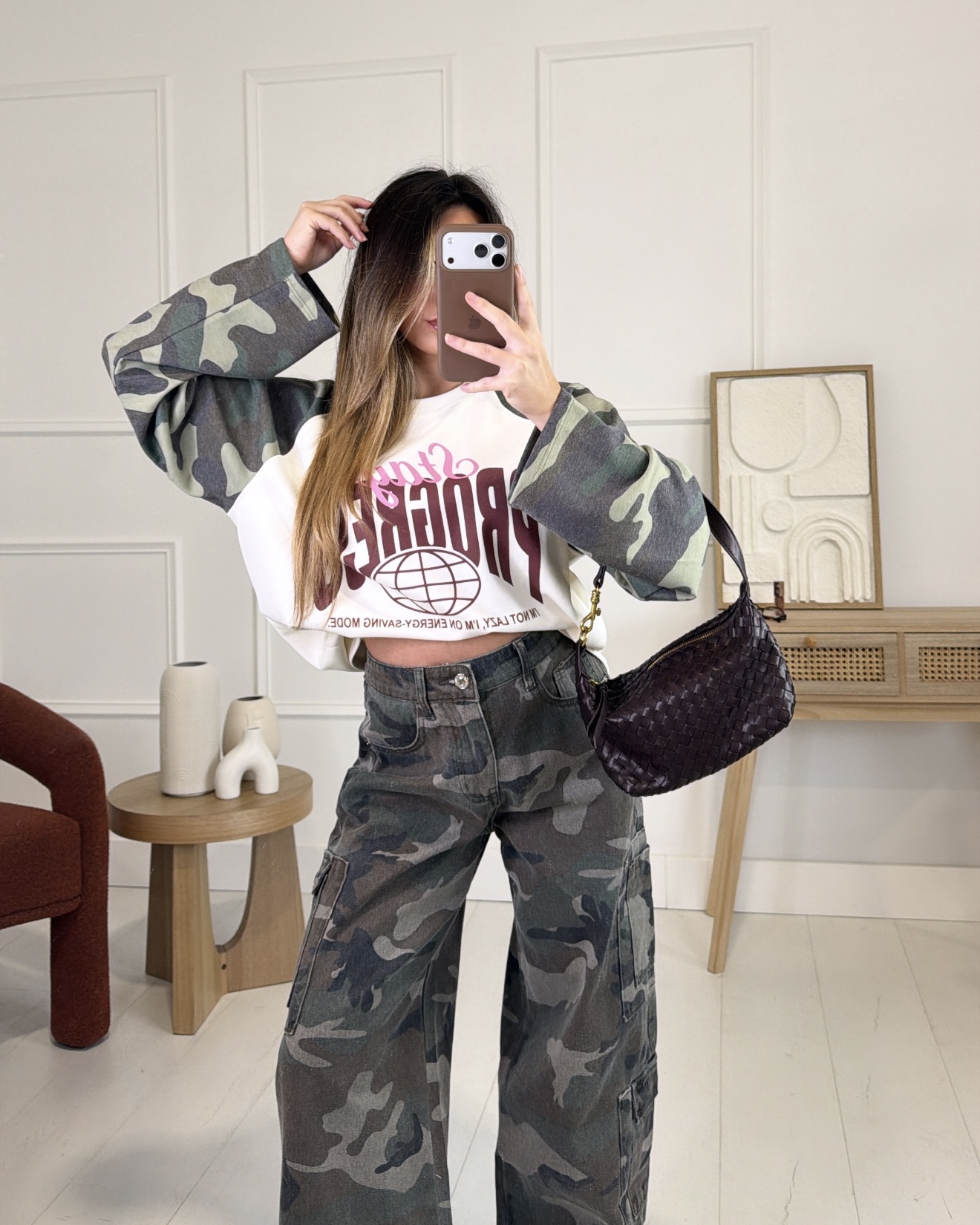 t-shirt camouflage tendance