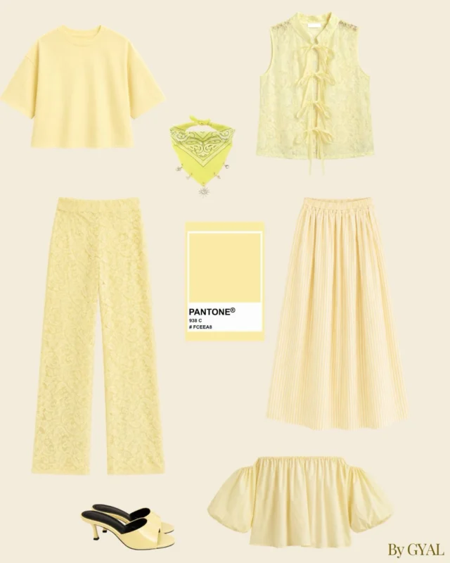 Palette du mood : jaune beurre, bleu, rose & kaki 💛🩵🩷🤎

Le mix parfait entre esthétique clean girl, vintage européen & Pinterest-core ☁️

👉 Quelle couleur est ton obsession du moment ? 👀

PS : Moi perso c’est clairement le jaune …

#gyal #mode #fashionstyle #outfitdujour #summeroutfits